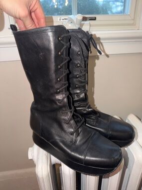 stephane kelian paris Mid-Calf Lace-up Boots